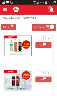 Mi Coca-Cola android App screenshot 2